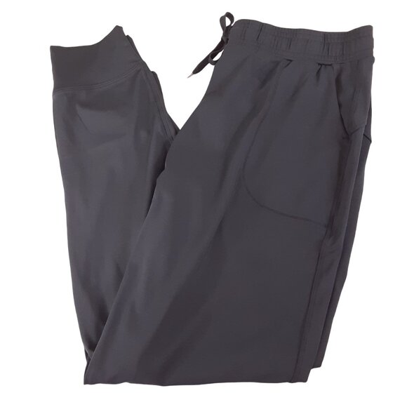 NWOT Jogger Pants Womens L Black Elastic Waist Drawstring Pockets - Picture 6 of 6